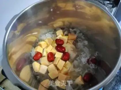 Make The silver spoon of the red potato date step 3