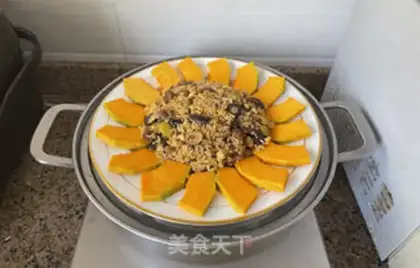 Make Spanish mixed olive pumpkin steamed veal step 9