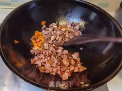 Make Lamb leg fried rice step 5
