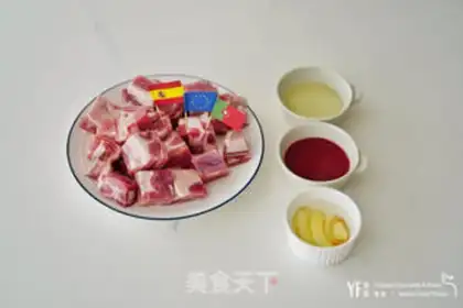 Make southern milk European pig ribs step 0