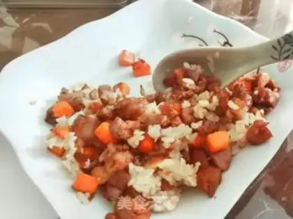 Make Lamb leg fried rice step 8