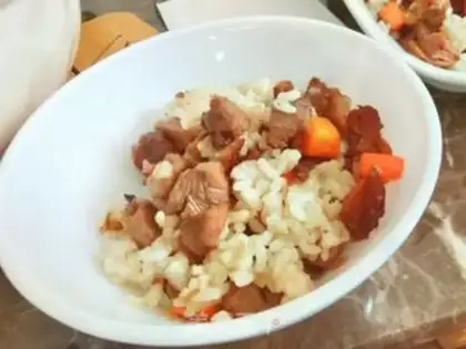 Make Lamb leg fried rice step 9