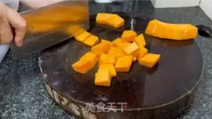 Make Milky pumpkin oatmeal step 1