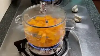 Make Milky pumpkin oatmeal step 4