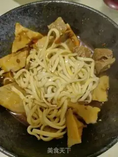Make Scrambled beef noodles step 6