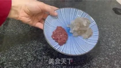 Make Shrimp beef porridge step 0