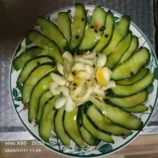 Make cucumber lily step 5