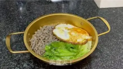 Make Chicken steak barley noodles step 11