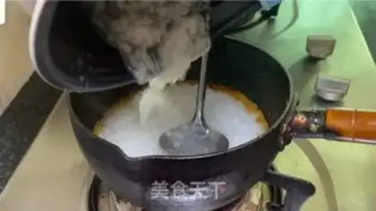 Make Shrimp beef porridge step 6