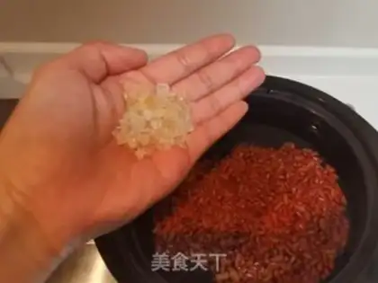 Make Red bean salsa makes small round step 1