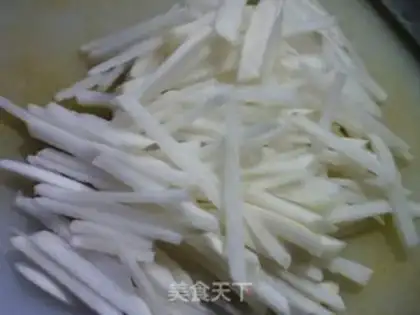Make Fat cow radish step 2