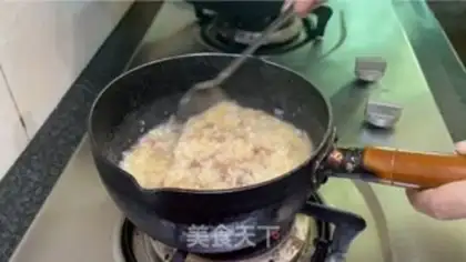 Make Shrimp beef porridge step 10