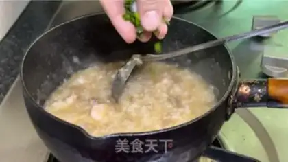 Make Shrimp beef porridge step 11