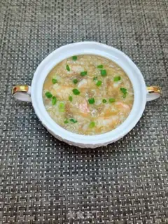 Make Shrimp beef porridge step 12
