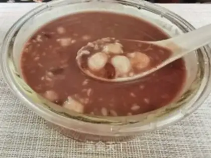Make Red bean salsa makes small round step 6