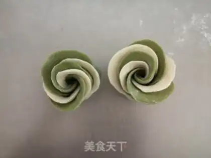 Make Double rose rolls step 8