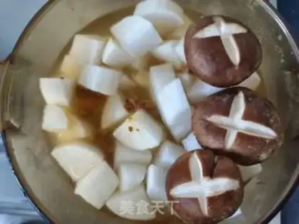 Make Cod radish and cabbage step 7