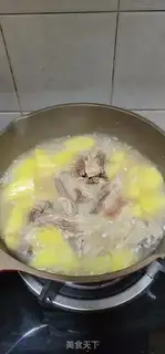 Make Cow and white and potatoes step 8