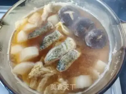 Make Cod radish and cabbage step 11
