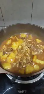 Make Cow and white and potatoes step 11