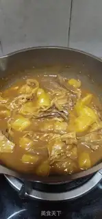 Make Cow and white and potatoes step 12