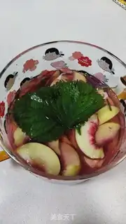 Make Purple peaches step 11