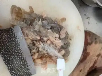 Make Chicken breast, shrimp crotch step 1