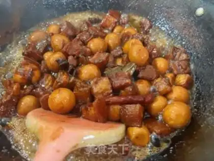 Make Red roast quail eggs step 7