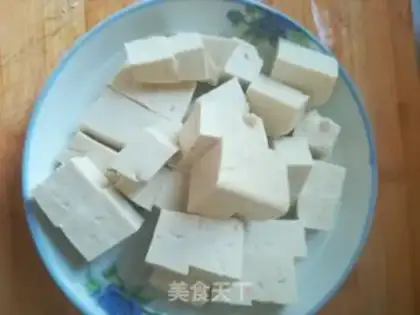 Make Big cabbage tofu step 1
