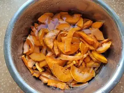 Make Pumpkin dry step 4