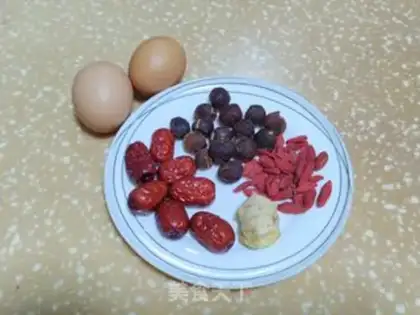 Make Red-tree cuisine egg soup step 0