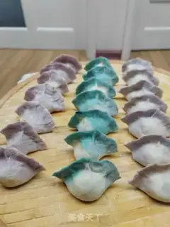 Make Three fresh dumplings of colour step 11