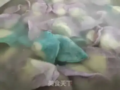 Make Three fresh dumplings of colour step 12
