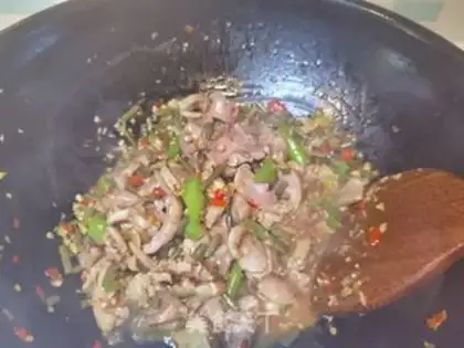 Make Sourbeans, fried chicken step 7
