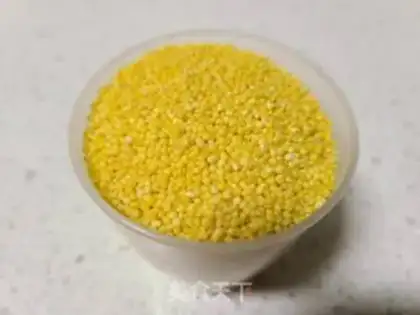 Make Little rice sesame paste step 0
