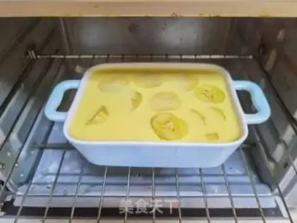 Make Banana egg milk step 3