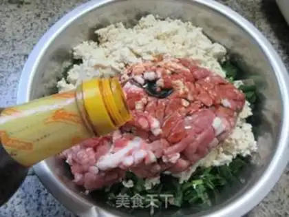 Make A tofu dumpling step 7