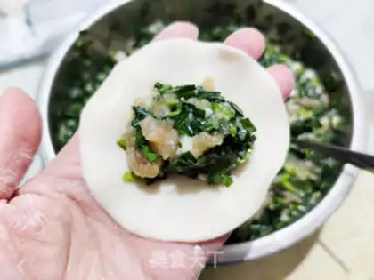 Make Pork dumplings step 3