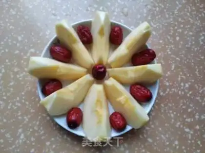 Make Red-tree steam apples step 2