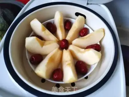 Make Red-tree steam apples step 3