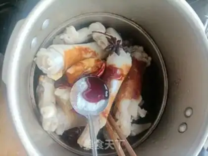 Make Spicy sheep hoof step 11