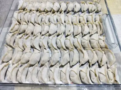 Make Pork dumplings step 5