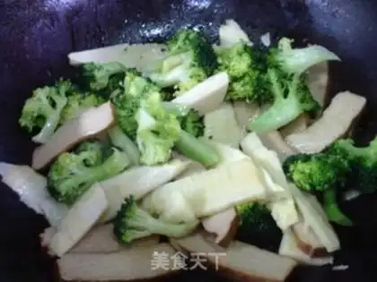 Make The fragrance makes broccoli step 8