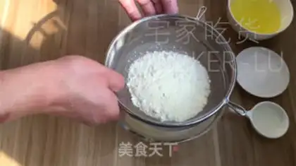 Make Light cream early cake step 2