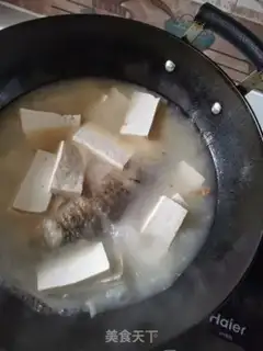 Make Tofu fish soup step 2