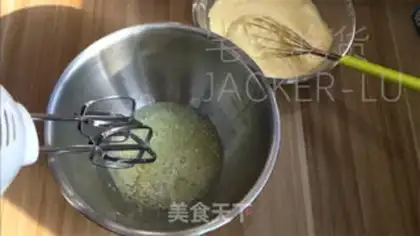 Make Light cream early cake step 4
