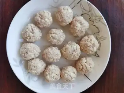 Make Spinach tofuballs step 4