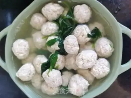 Make Spinach tofuballs step 7