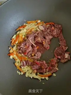 Make Scrambled beef step 4