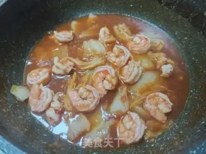 Make The eggplant doll, the shrimp step 8
